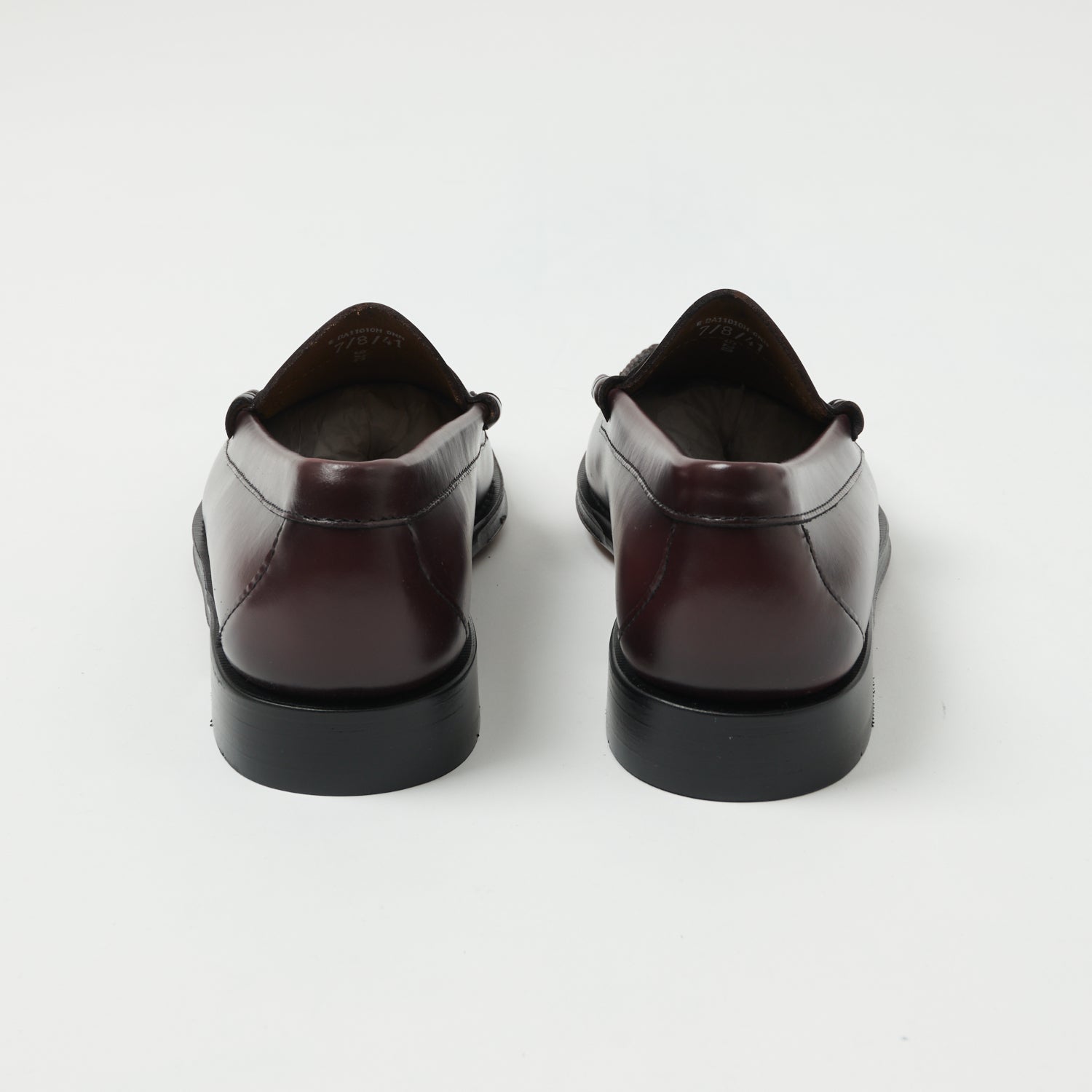 G.H. Bass Weejun Larson Moc Penny Loafers for Men - Classic Wine Red Leather Slip-On Shoes | Comfortable Casual & Office Wear | Perfect for Business, Travel & Everyday Use