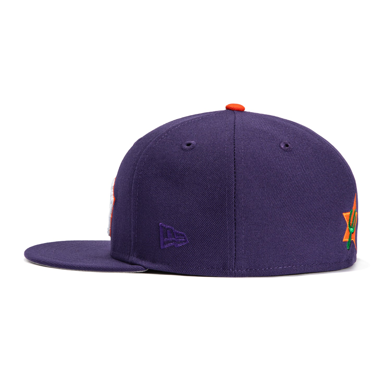 New Era 59Fifty Phoenix Suns The Valley City Edition Snapback Hat - Purple NBA Basketball Cap for Men & Women - Perfect for Games, Streetwear & Sun Protection