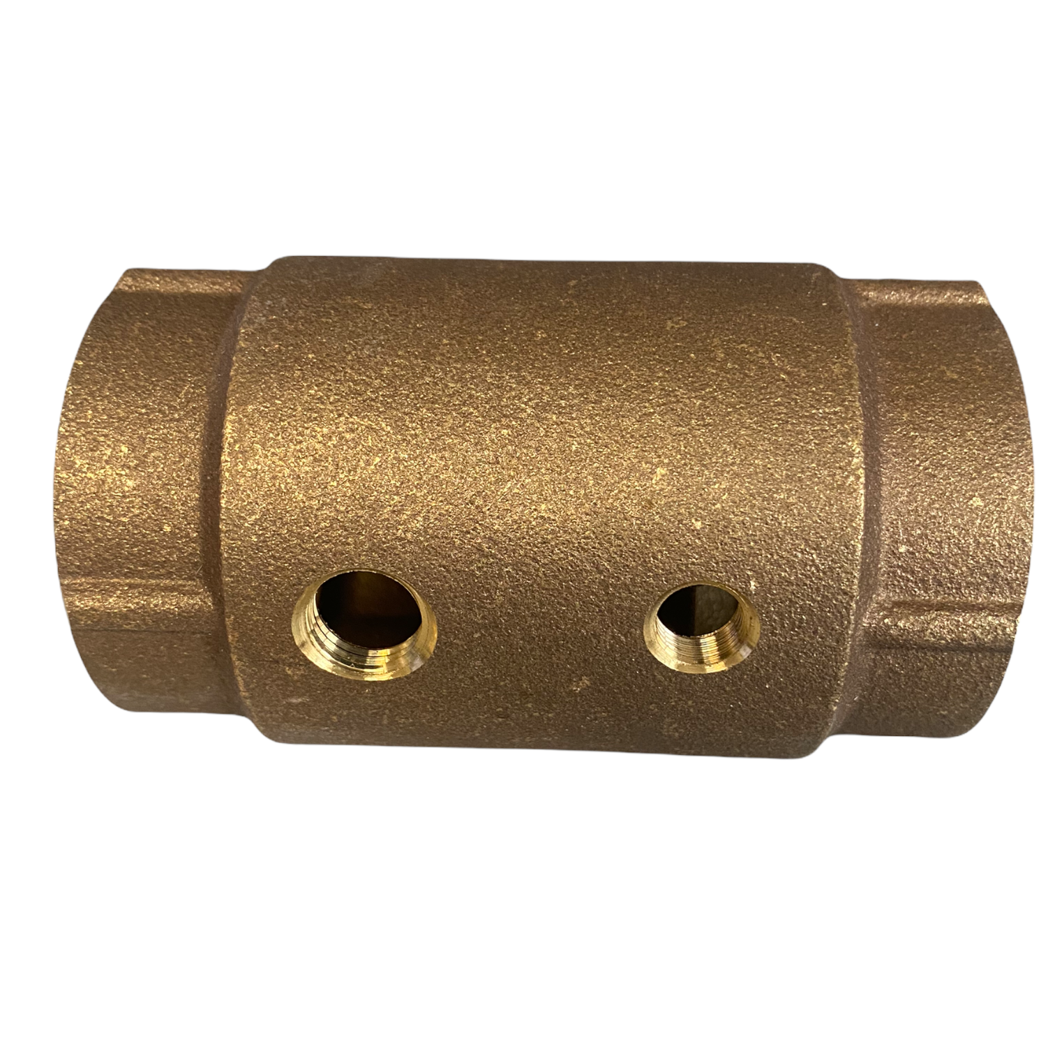 1.5 Inch Lead-Free Brass Double Tap Check Valve - 2BS Series (CVTNL1502BS) - Ideal for Plumbing, Water Supply, and Irrigation Systems