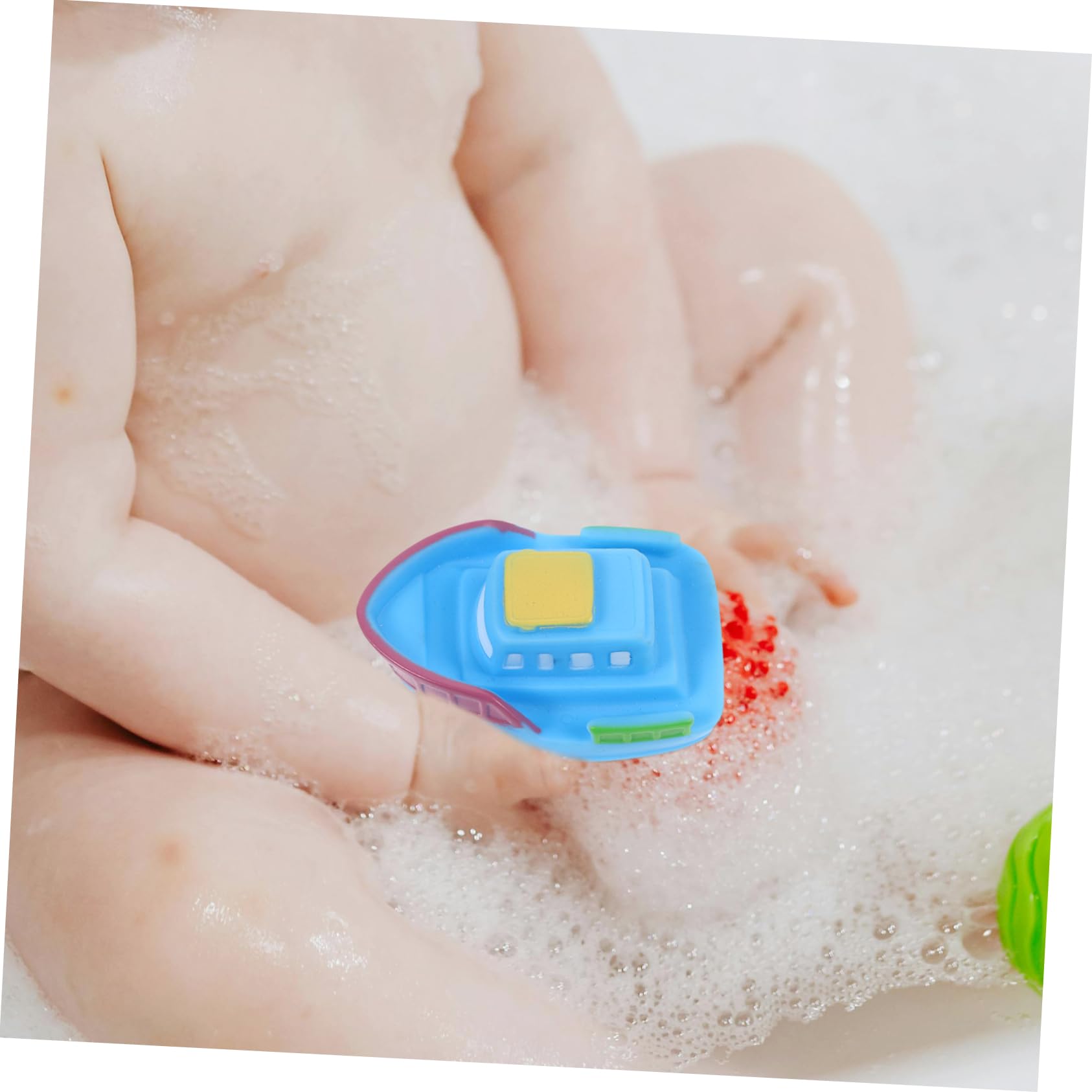 FELTECHELECTR Early Education Bath Toys - Safe Vinyl Bathtub Toys for Toddlers & Kids - Fun Learning Toys for Bath Time Play & Sensory Development
