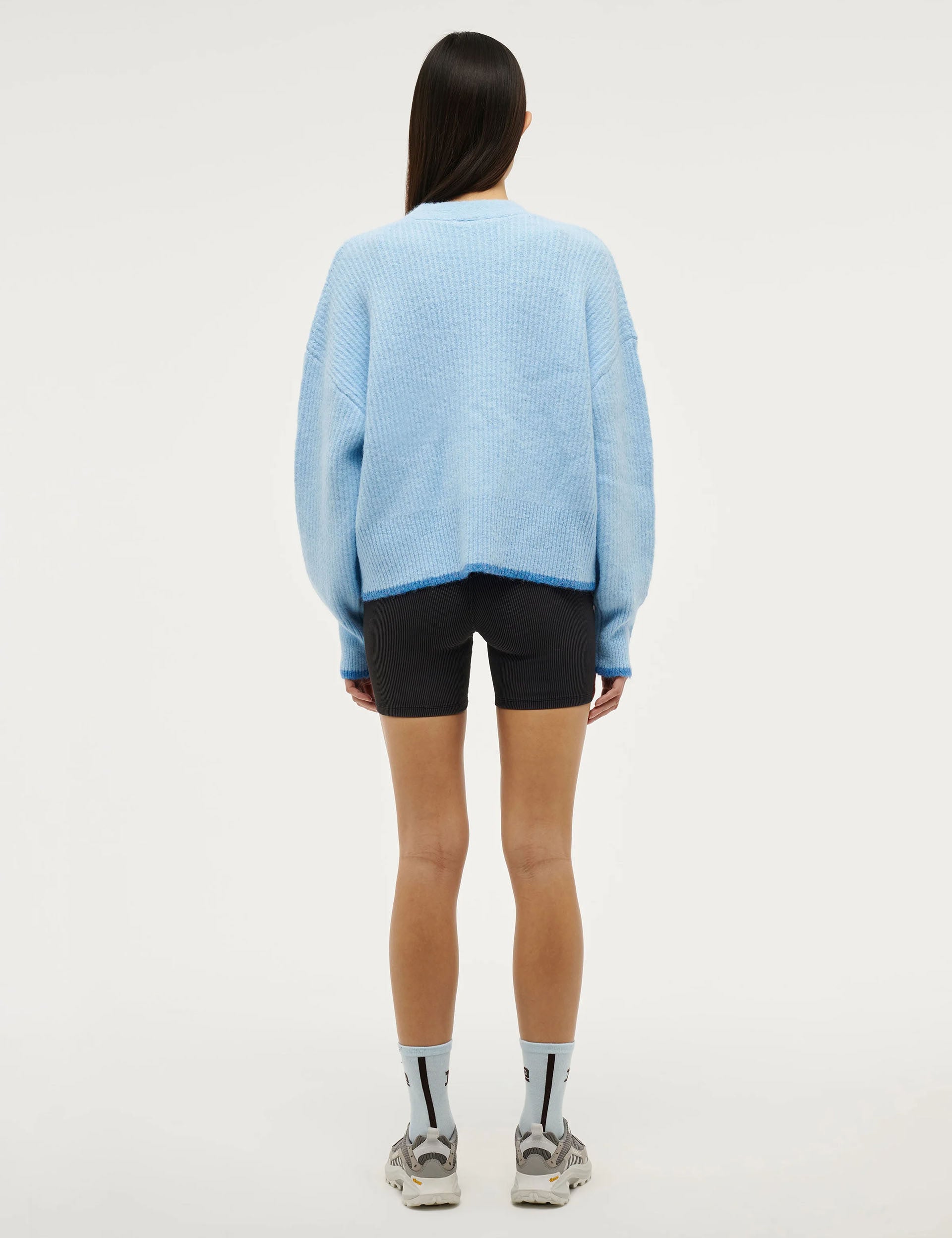 Illuminate Knit Sweater - Soft & Cozy Sky Blue Pullover for Women | Perfect for Casual Outfits, Layering & Fall Fashion