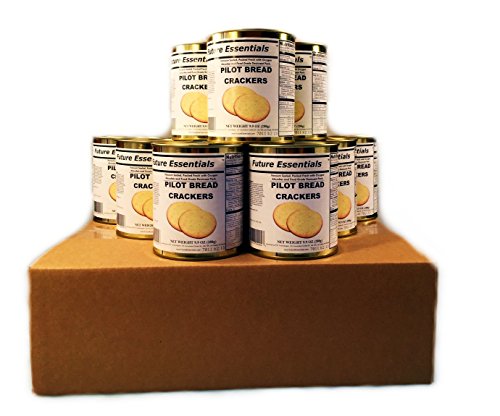 Future Essentials Sailor Pilot Bread - 12 Cans | Long Shelf Life Survival Food | Perfect for Emergency Preparedness, Camping & Outdoor Adventures