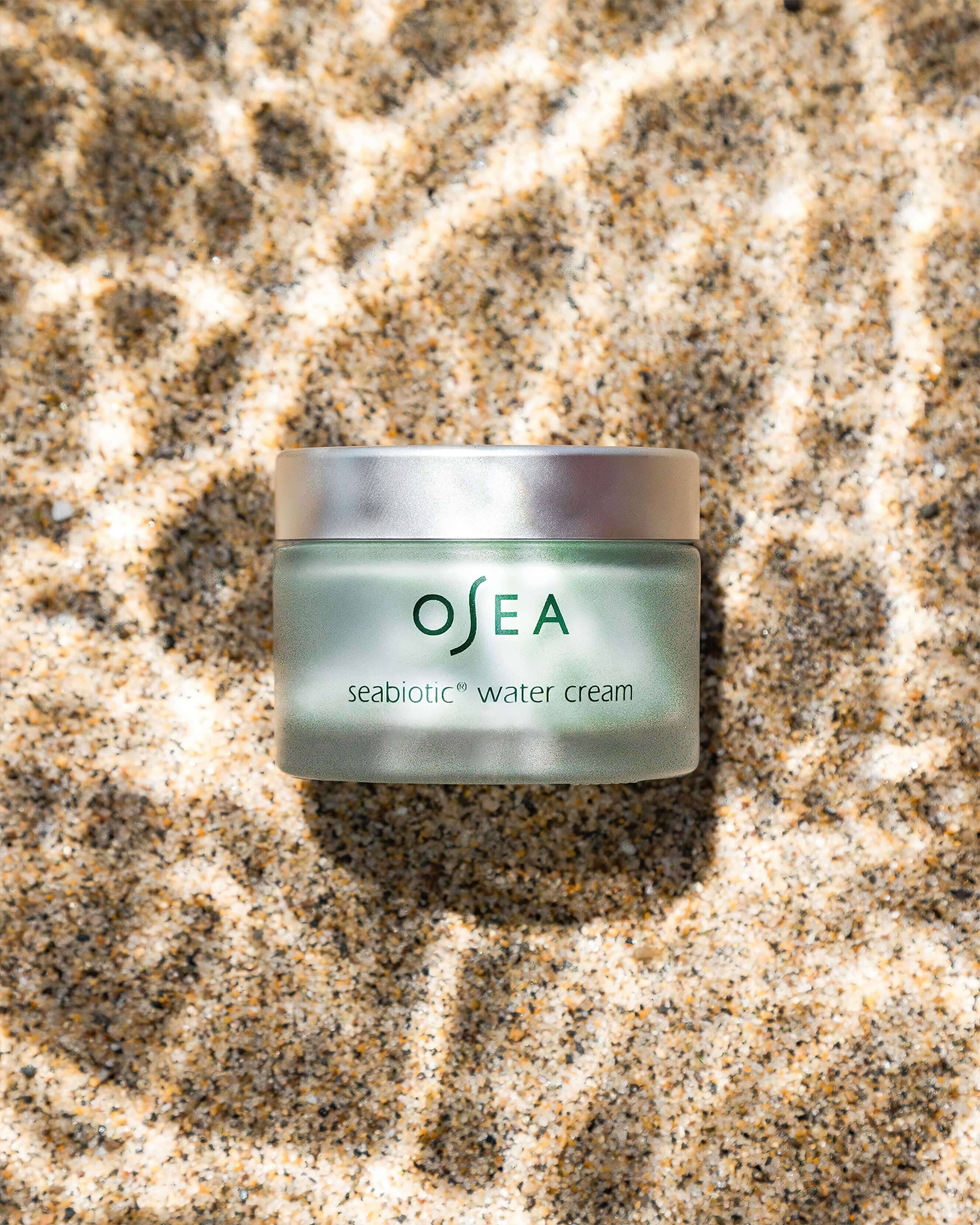 Seabiotic Hydrating Water Cream for Face - Lightweight Moisturizer with Hyaluronic Acid & Marine Extracts - Perfect for Dry, Sensitive Skin & Daily Skincare Routine