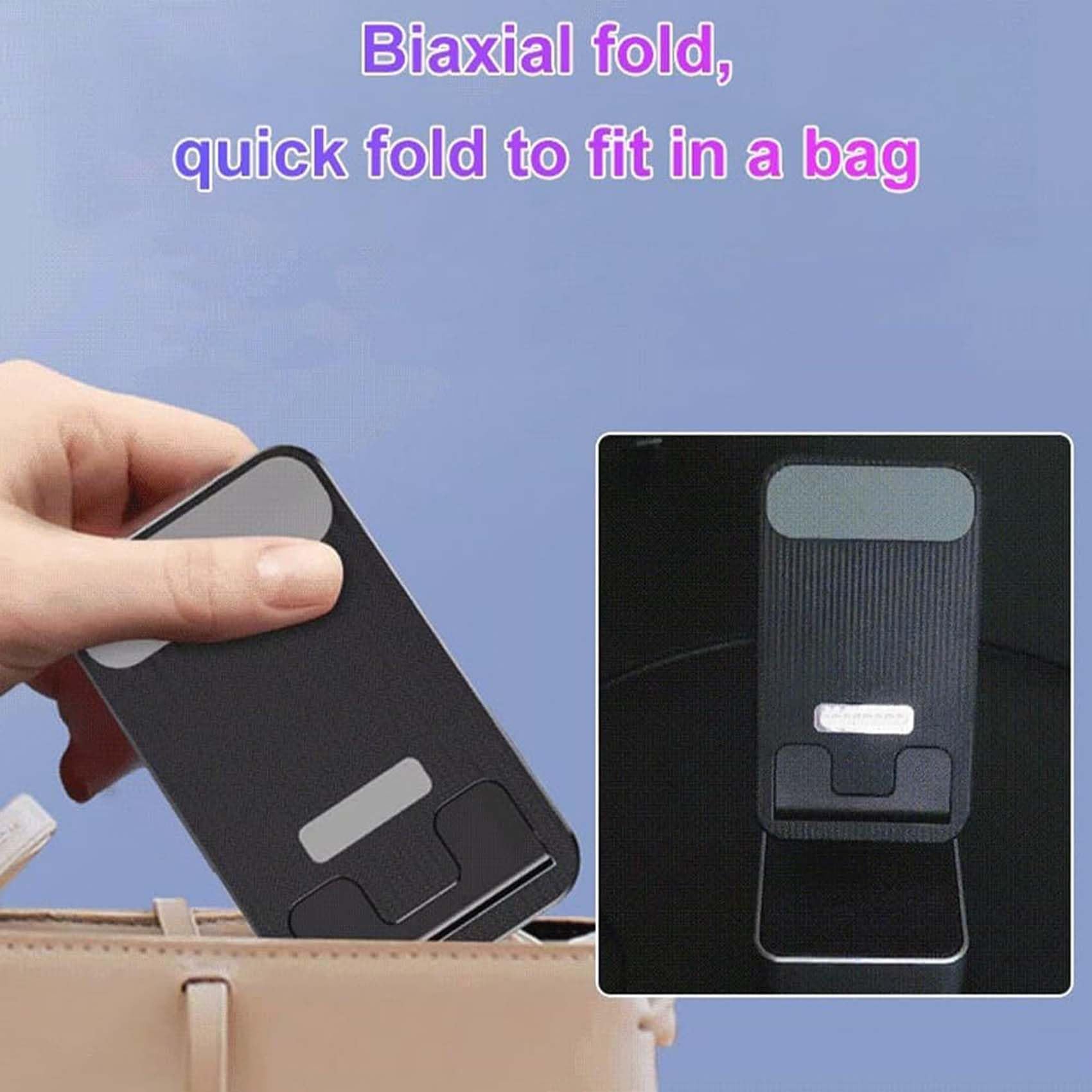 360° Rotatable Adjustable Bluetooth Speaker Phone Stand - Wireless Charging & Hands-Free Calling for Home, Office, and Car Use