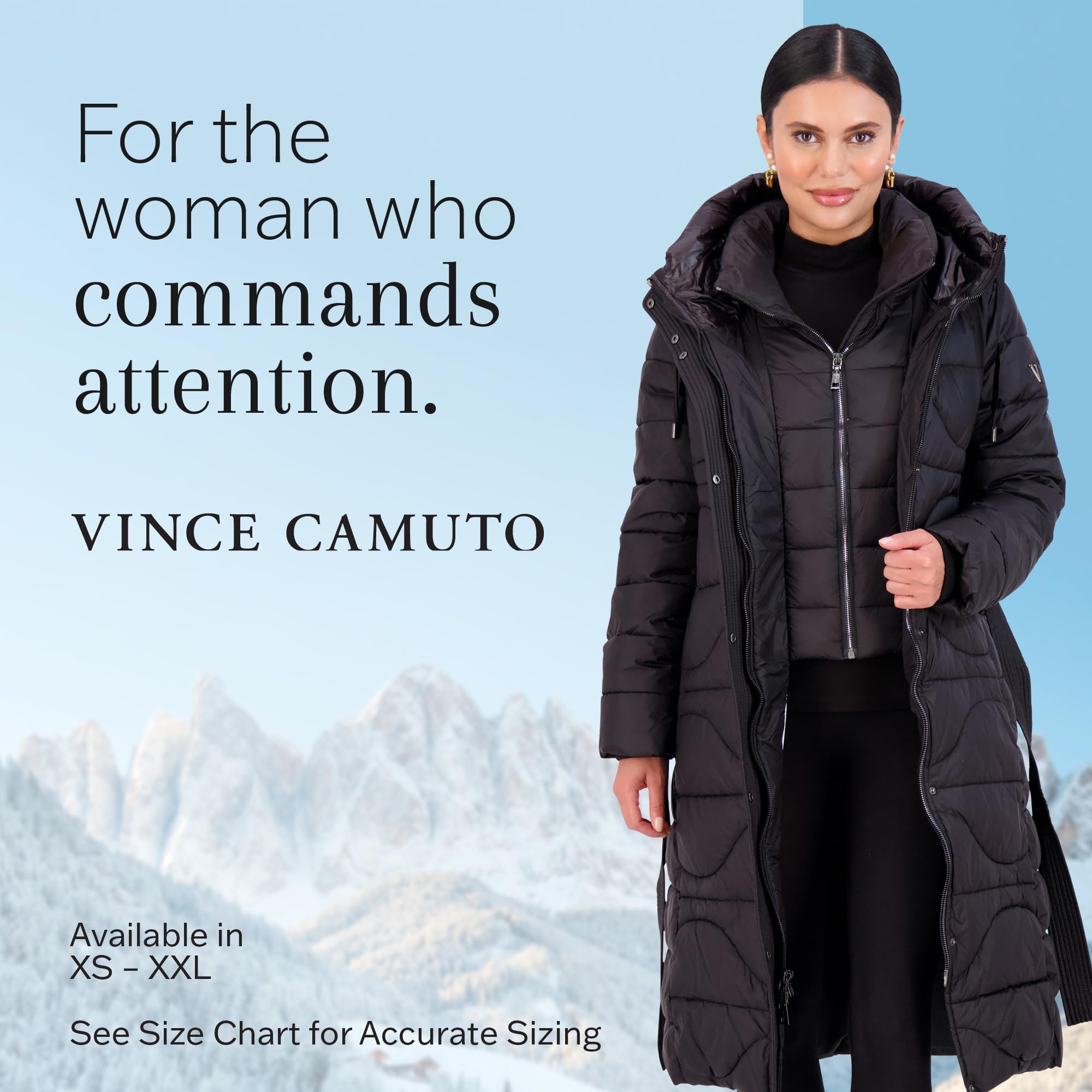 Women's Long Puffer Coat with Hood - Winter Warm Thick Down Jacket for Cold Weather - Perfect for Outdoor Activities, Snowboarding & Daily Wear