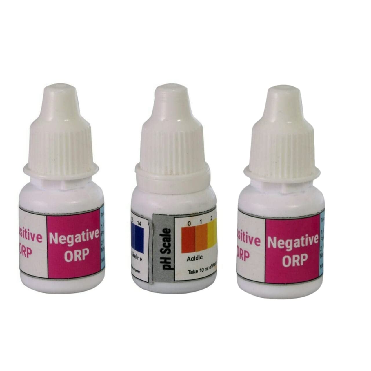 Premium pH & ORP Testing Kit - 3 to 11 pH Range & ORP Measurement (Negative to Positive) | Alkaline Water Testing Solution | Includes 3 Liquid Bottles | Ideal for Aquariums, Hydroponics & Drinking Water Analysis