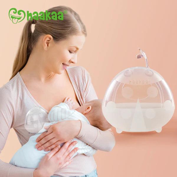 Haakaa Silicone Breast Pump | Manual Milk Collector for Nursing Moms | 75ml (2.5oz) | BPA-Free | Perfect for Leak-Free Pumping, Travel & Hands-Free Breastfeeding
