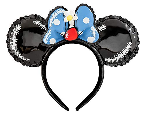 Loungefly Disney Minnie Mouse Vinyl Balloon Headband - Cute & Stylish Hair Accessory for Women & Girls - Perfect for Disney Parks, Cosplay, Halloween & Birthday Parties