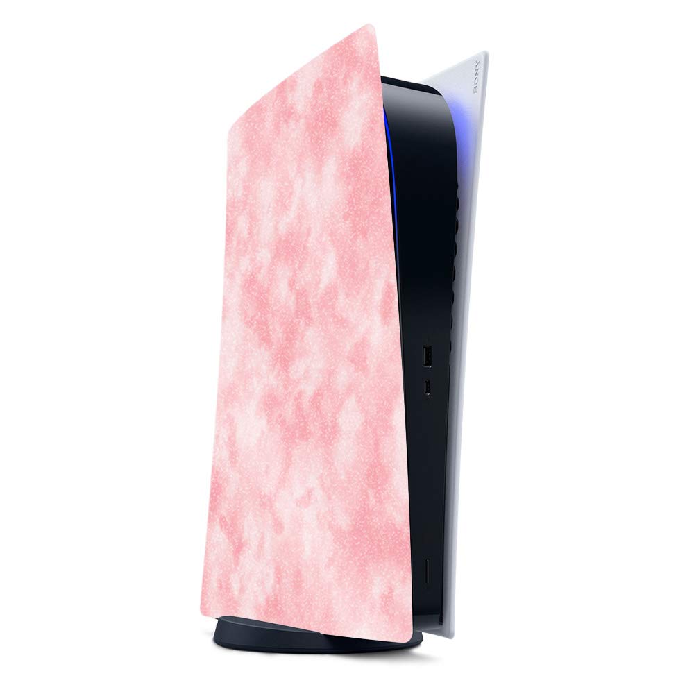 Glossy Glitter PS5 Skin - Cotton Cloud Design | Durable & Easy to Apply | for Gaming Setup