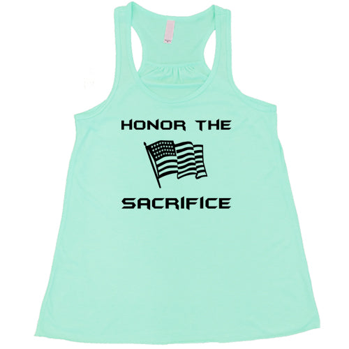 Honor The Sacrifice T-Shirt - Patriotic Military Appreciation Shirt for Veterans & Active Duty - Perfect for Memorial Day, Veterans Day & Military Events