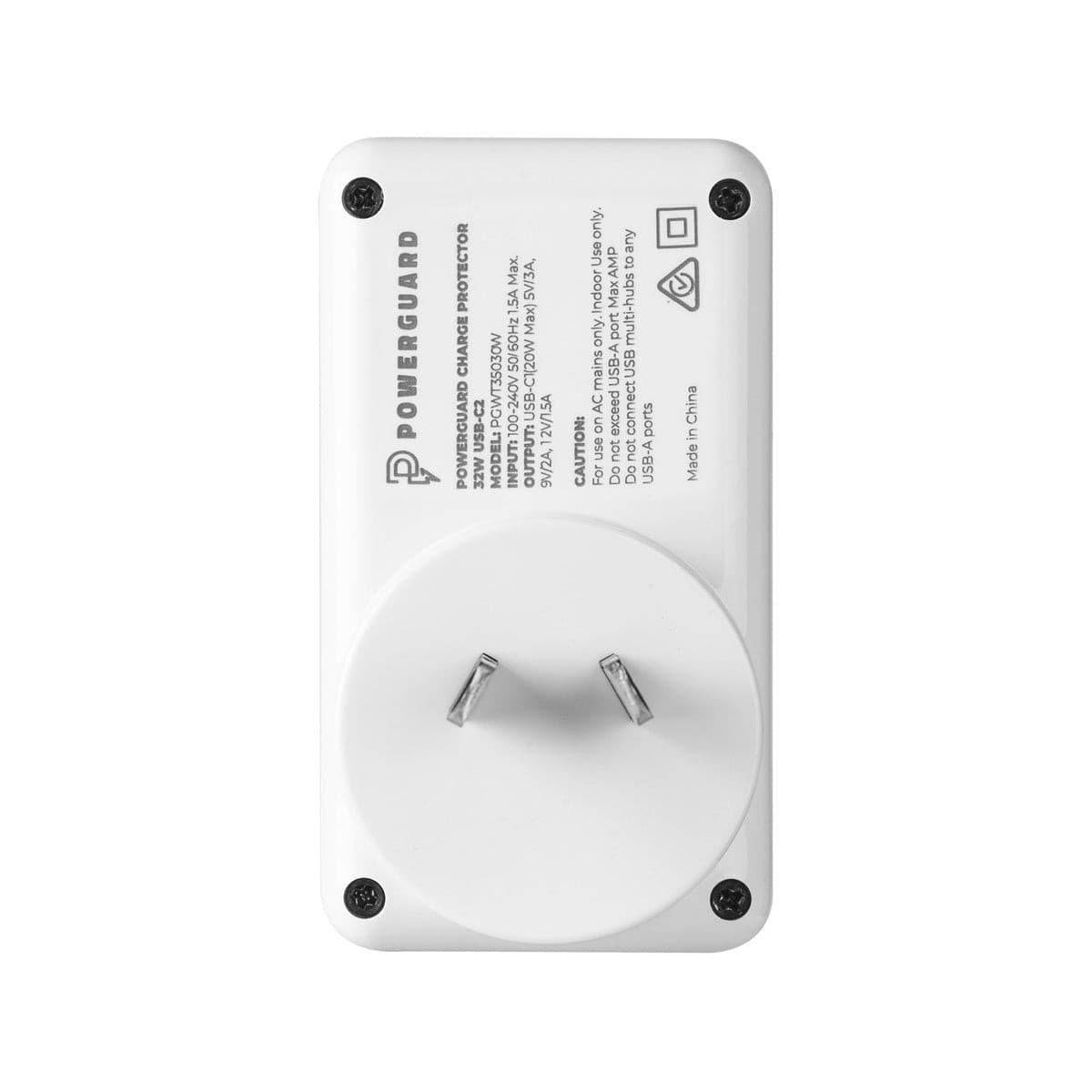 3sixT PowerGuard Surge Protector with 32W USB C & USB A Ports - Fast Charging for Smartphones, Tablets & Laptops | Home & Office Use
