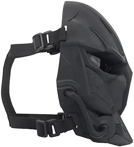 Tactical Airsoft Skull Full Face Mask with Anti-Impact PC Lens - Dual Mode Adjustable Design for Paintball & Airsoft Games - Perfect for Outdoor Sports & Military Training