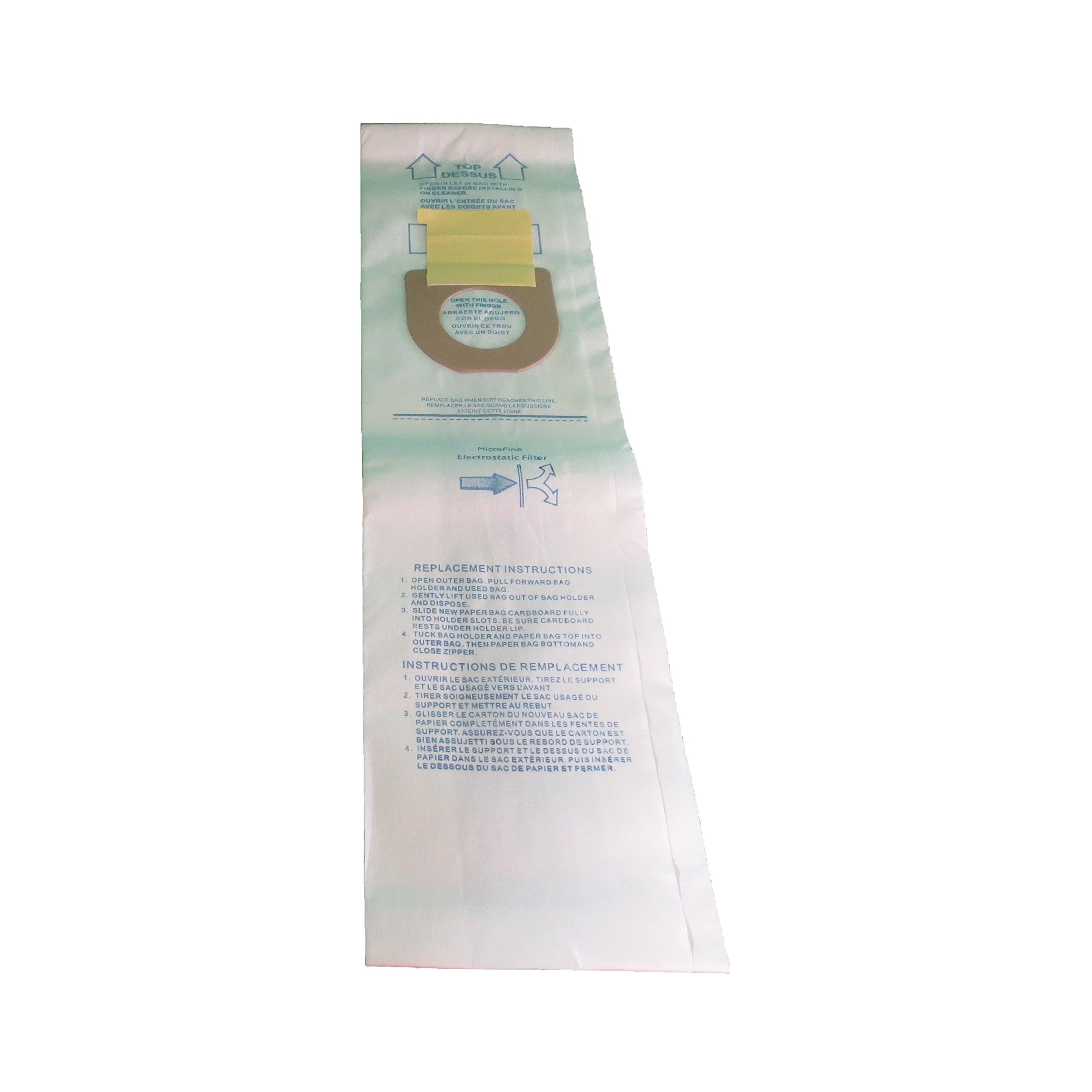 Hoover Style A Micro Filtration Upright Vacuum Cleaner Bags - 54 Pack | HEPA Filter Replacement Bags for Deep Cleaning | Perfect for Pet Hair, Allergies & Hardwood Floors