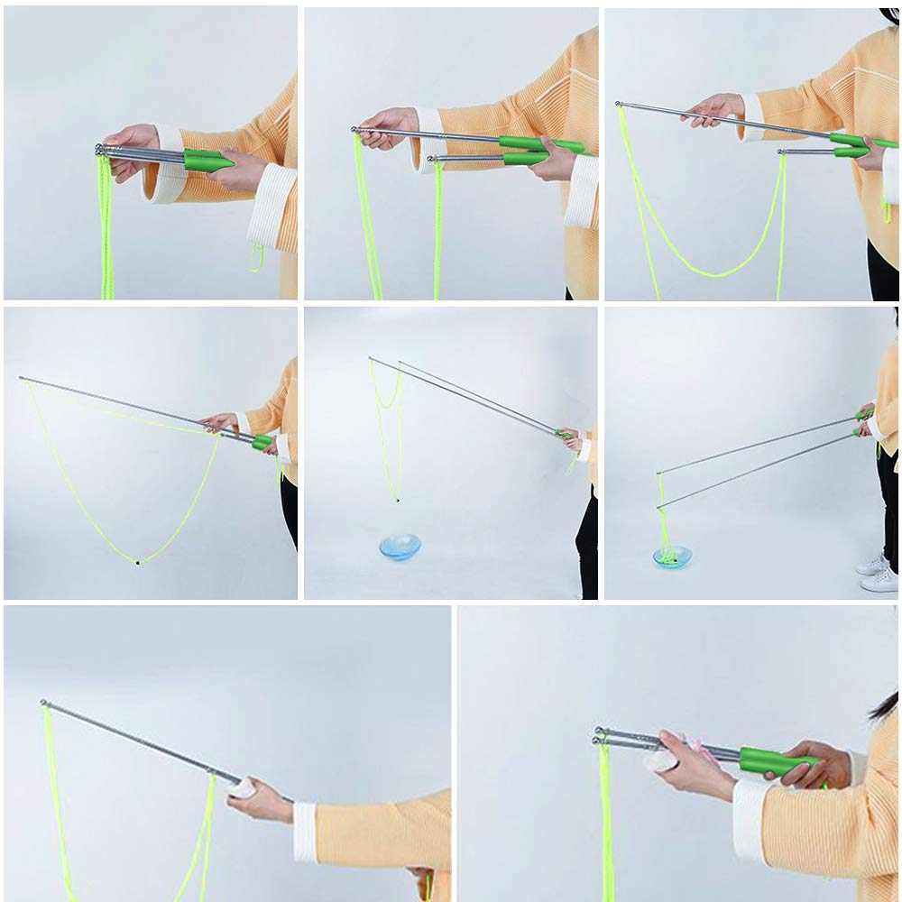 4 Pack Giant Bubble Wand Set for Kids - Telescopic Stainless Steel Bubble Blower with Durable Design - Perfect for Outdoor Play, Birthday Parties & Backyard Fun - Works Best with Bubbleventi Bubble Mix