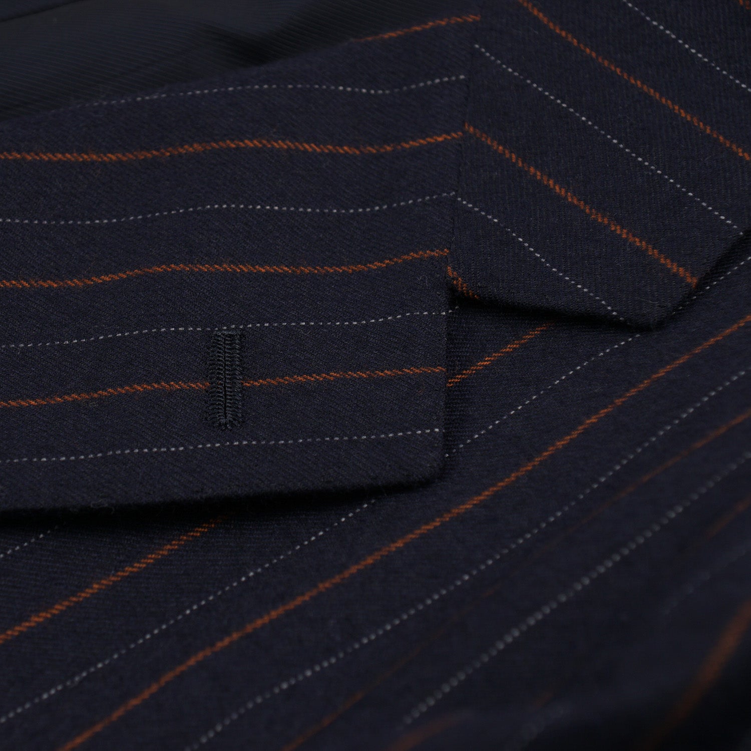Cesare Attolini Slim Fit Flannel Wool Suit for Men - Premium Italian Tailored Business Suit | Perfect for Weddings, Office Meetings & Formal Events