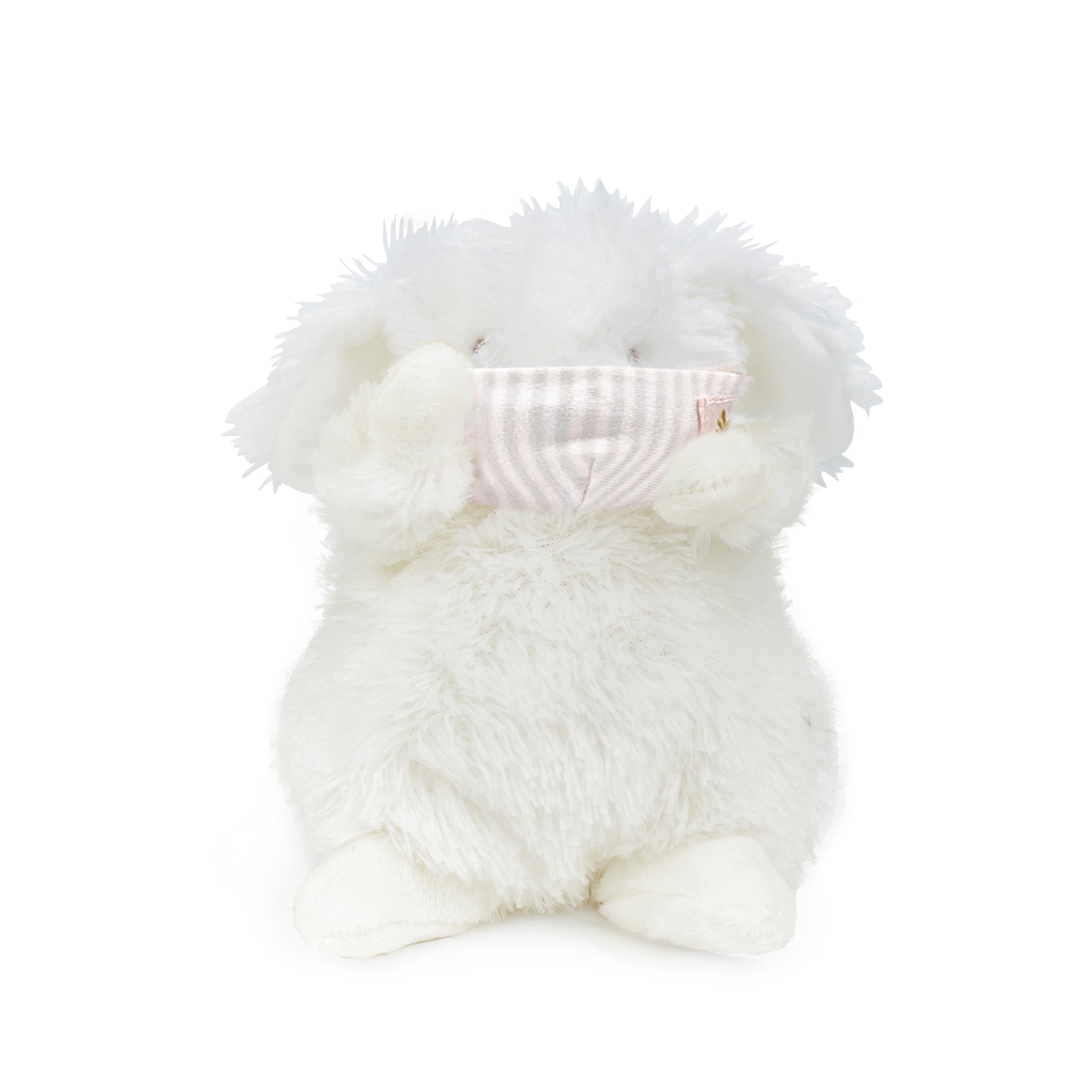 Wee Ittybit Bunny Plush Toy with Face Mask - Cute Collectible Stuffed Animal for Kids & Easter Decorations | Perfect for Gifts, Nursery Decor, and Themed Parties