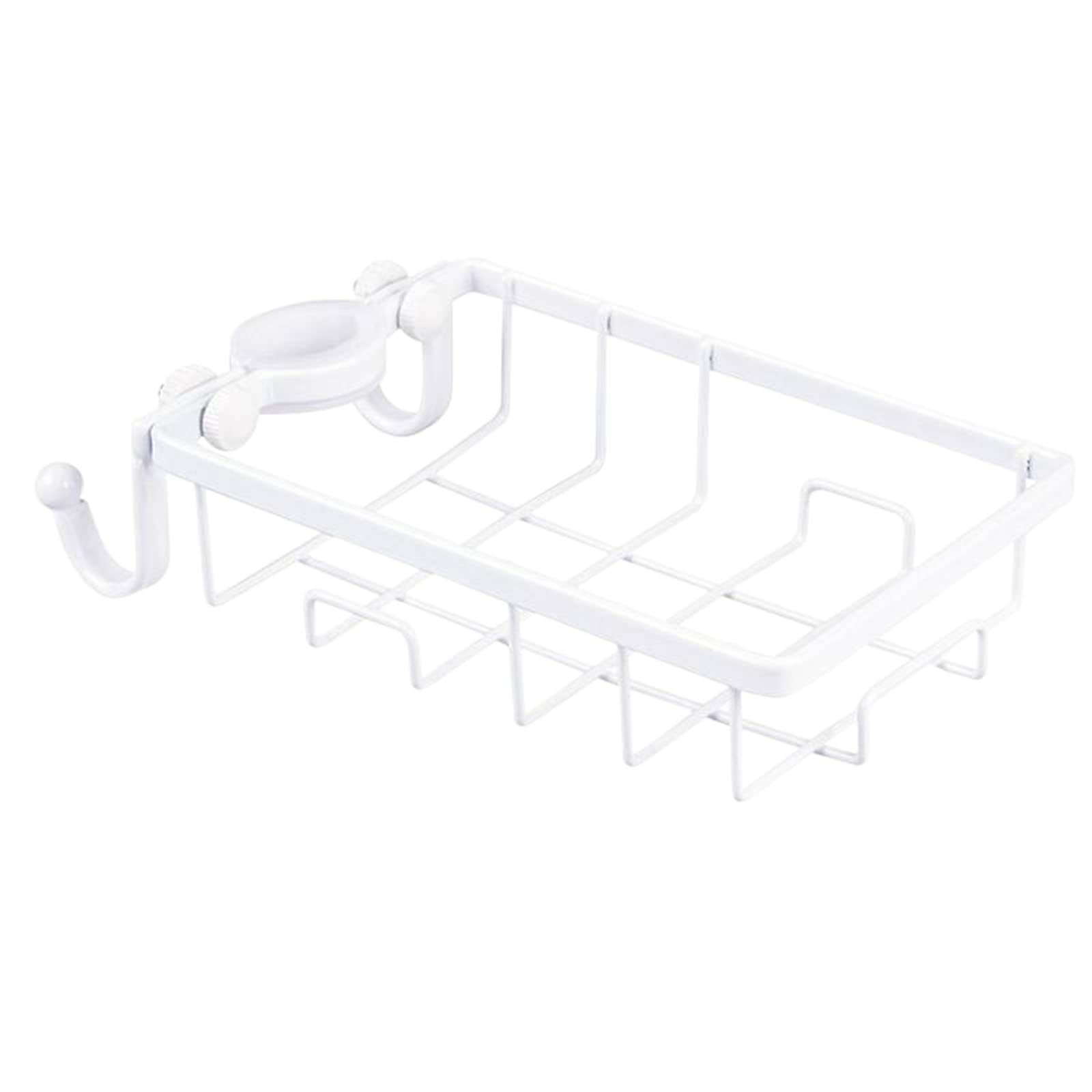 GTMANG Kitchen Sink Organizer - Non-Slip Sponge Holder, Dish Cloth Drying Rack & Storage Solution for Kitchen Faucet Area | Perfect for Small Spaces, RV, Apartment Cleaning Essentials