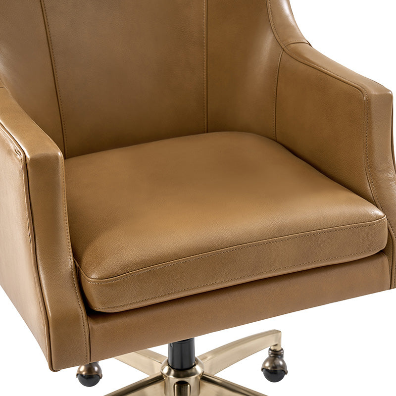 Premium Elodio Office Chairs with Genuine Leather - Ergonomic Executive Desk Chair for Home & Business Workspaces