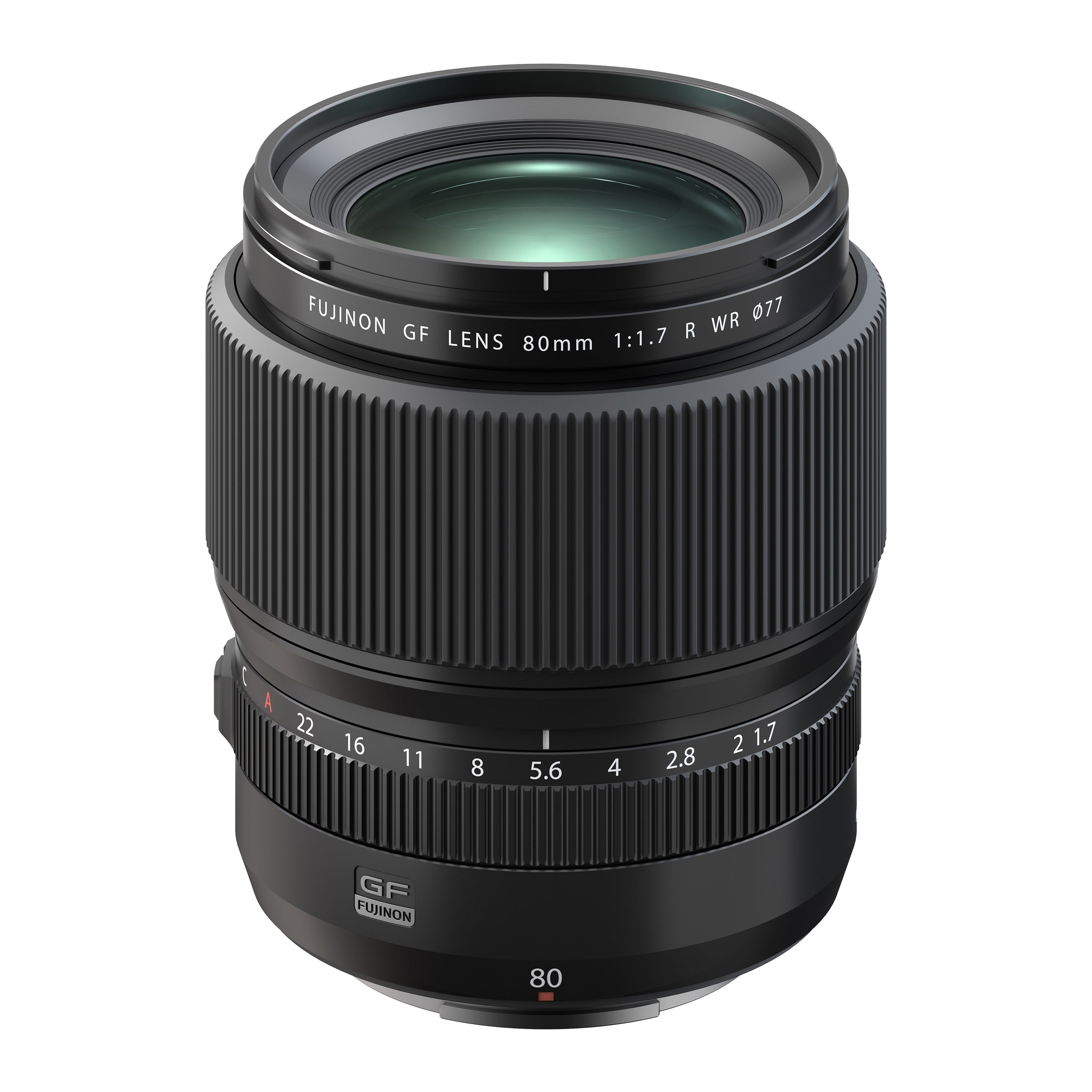 Fujifilm GF 80mm f/1.7 R WR Lens - Medium Format Prime Lens with 77mm Filter Size | Perfect for Portrait, Wedding & Low Light Photography