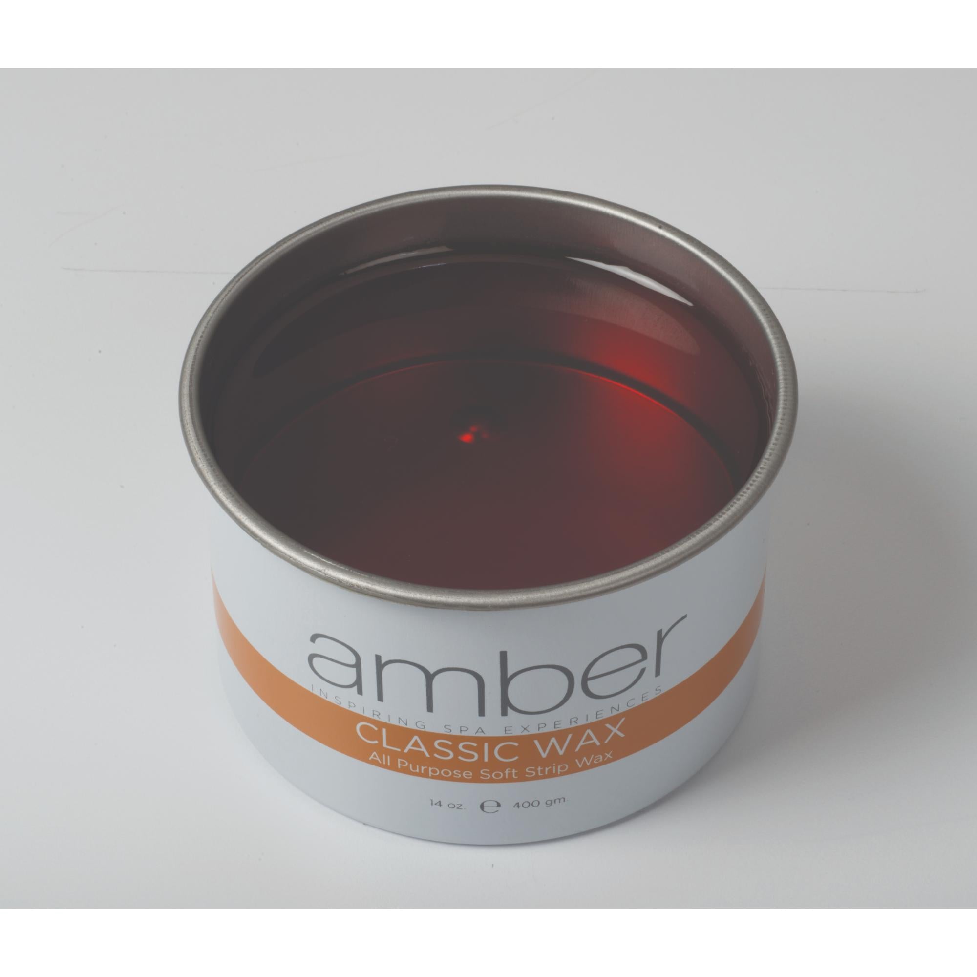 Amber Depilatory Wax for Hair Removal - Classic Formula for Smooth Skin | At-Home Waxing & Salon Use