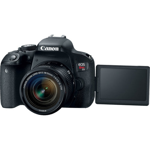 Canon EOS Rebel T7i/800D DSLR Camera Bundle with 18-55mm Lens, Filters, Camera Bag, 64GB Memory Card & Tripod - Perfect for Travel Photography, Vlogging & Beginner Photographers