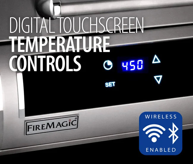 Fire Magic EL500 31-Inch Built-In Electric Grill with Digital Timer & Bluetooth - EL500I 3Z1E - Perfect for Outdoor Kitchens, Patios, and Backyard BBQs