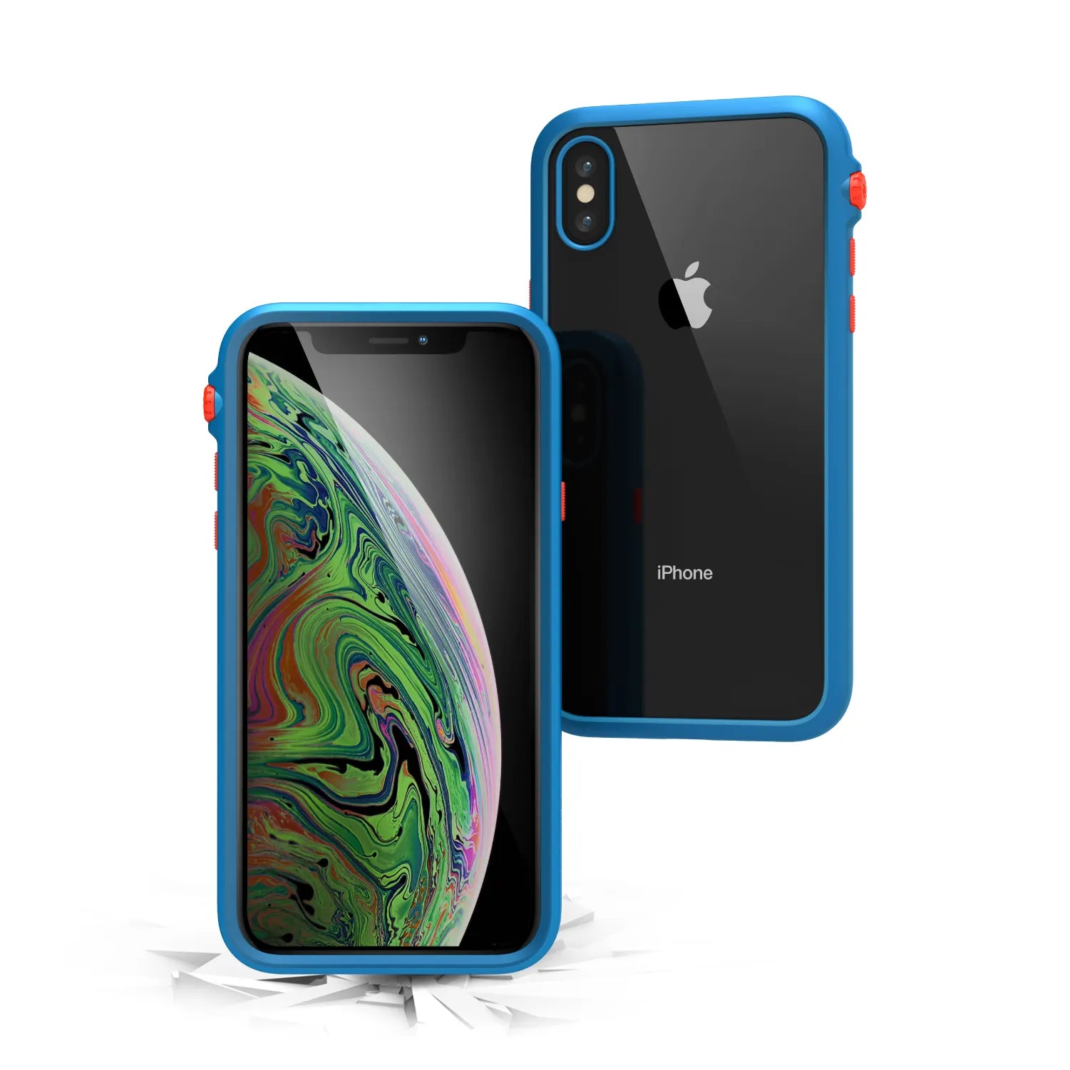 iPhone Xs Max Shockproof Case - Heavy Duty Drop Protection, Slim Fit & Scratch Resistant Cover for Everyday Use & Outdoor Activities