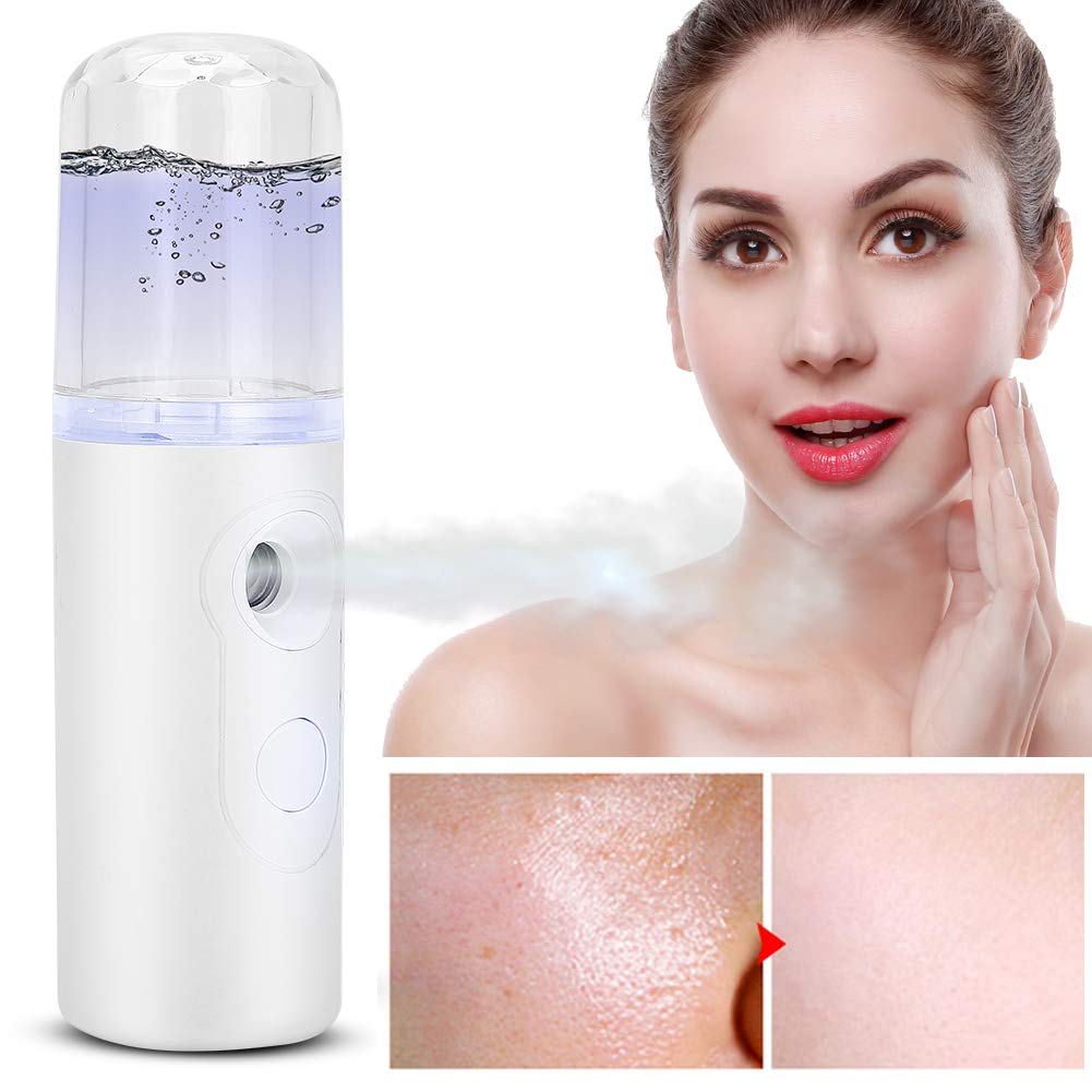 Portable Nano Face Humidifier & Body Mist Sprayer - Hydrating Facial Steamer for Dry Skin, Legs, Hands | Perfect for Home, Office & Travel Use