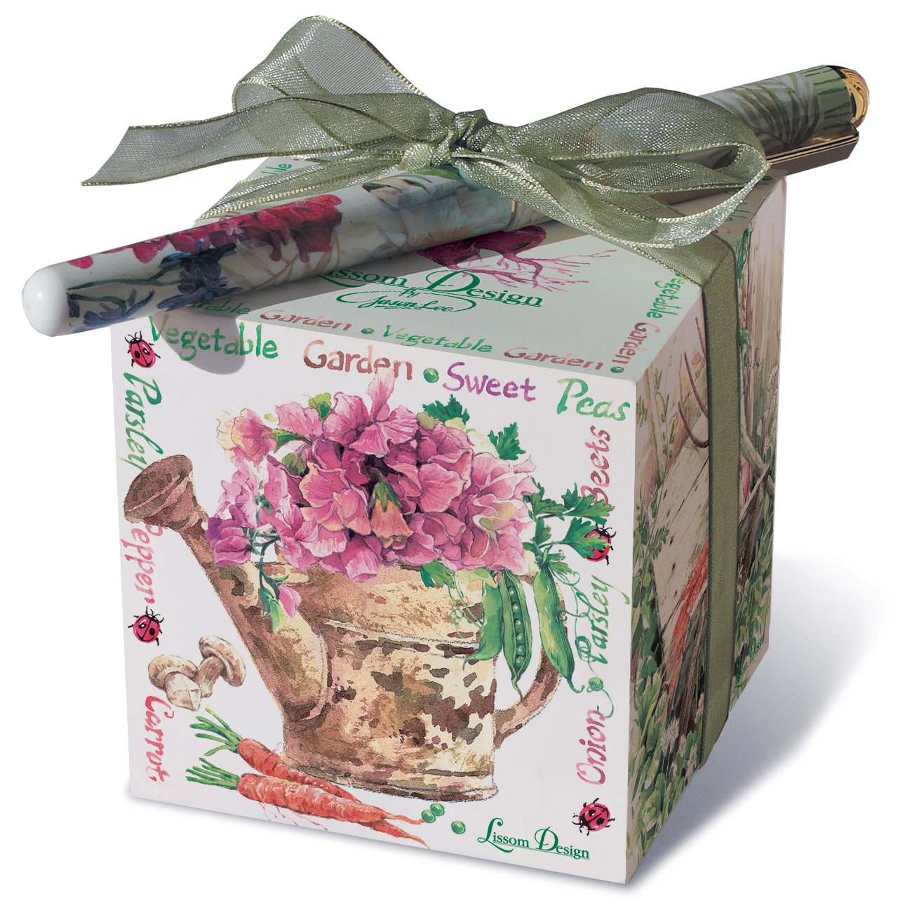 Lissom Design Premium Paper Block Set for Vegetable Garden - Eco-Friendly Sketching & Watercolor Paper for Artists, Garden Planners, and DIY Projects - Perfect for Drawing, Planning, and Creative Journaling