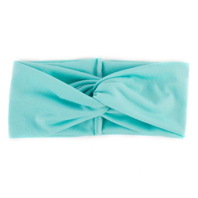 Women's Elastic Twist Turban Headband - Soft Stretchy Yoga Headwrap for Sports, Workouts & Everyday Style - Hair Accessories for Women & Girls