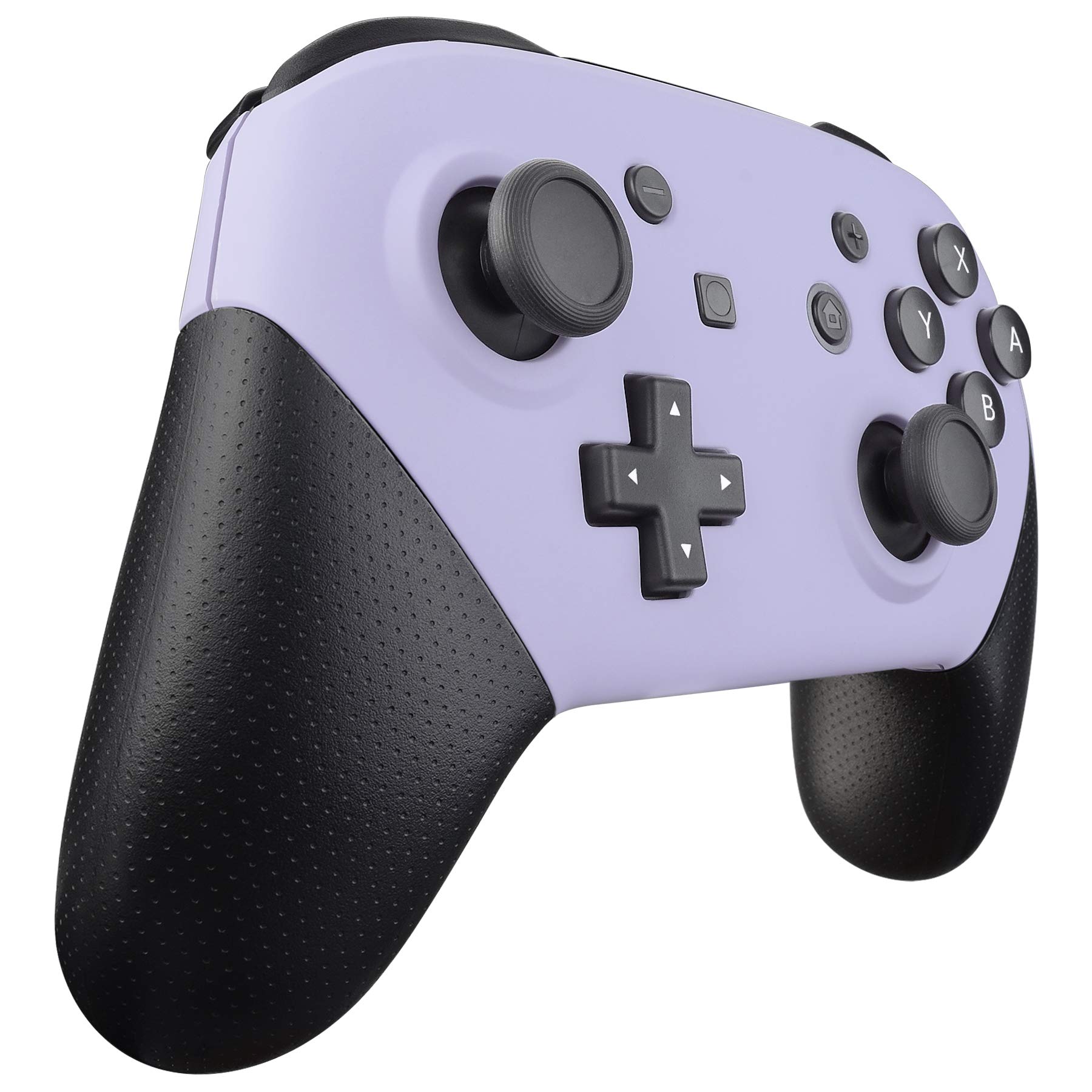 ExtremeRate Light Violet Faceplate & Backplate Replacement Shell for Nintendo Switch Pro Controller - DIY Custom Shell Case (Controller Not Included) | Gaming Accessories for Switch Enthusiasts