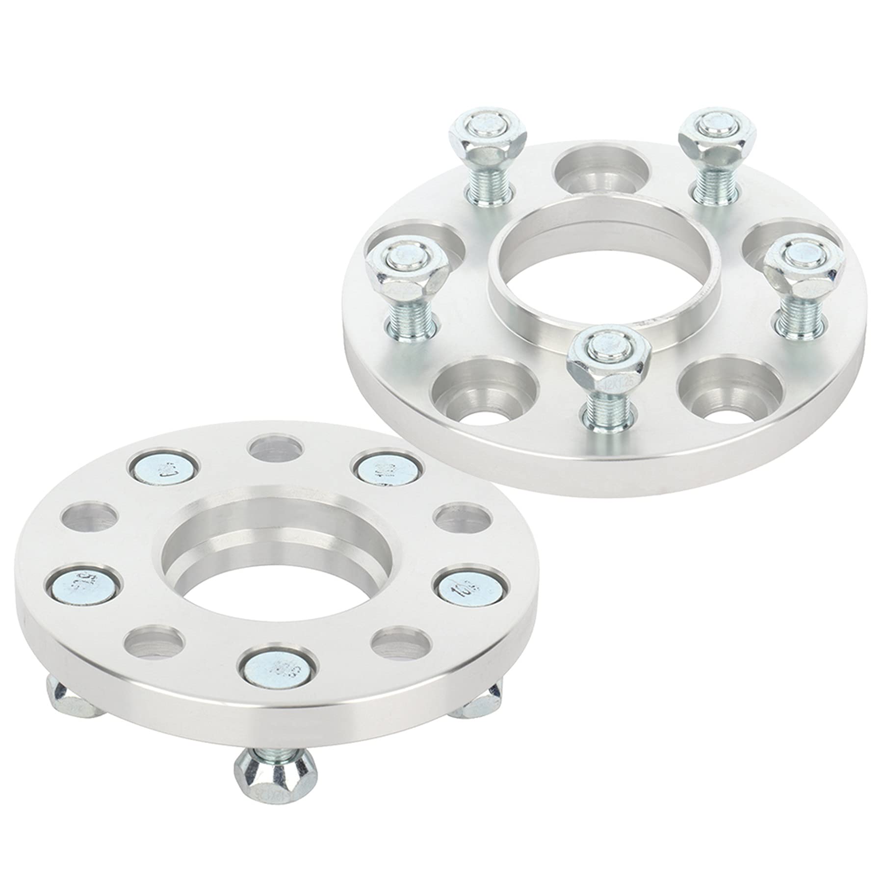 AUTOMUTO 2-Pack 15MM Hubcentric Wheel Spacers 5x114.3 to 5x114.3 - 5 Lug 66.1 CB Fit for Nissan 240SX 350Z 370Z Altima & Infiniti EX35 (12x1.25 Studs) - Perfect for Enhanced Stance & Performance Upgrades