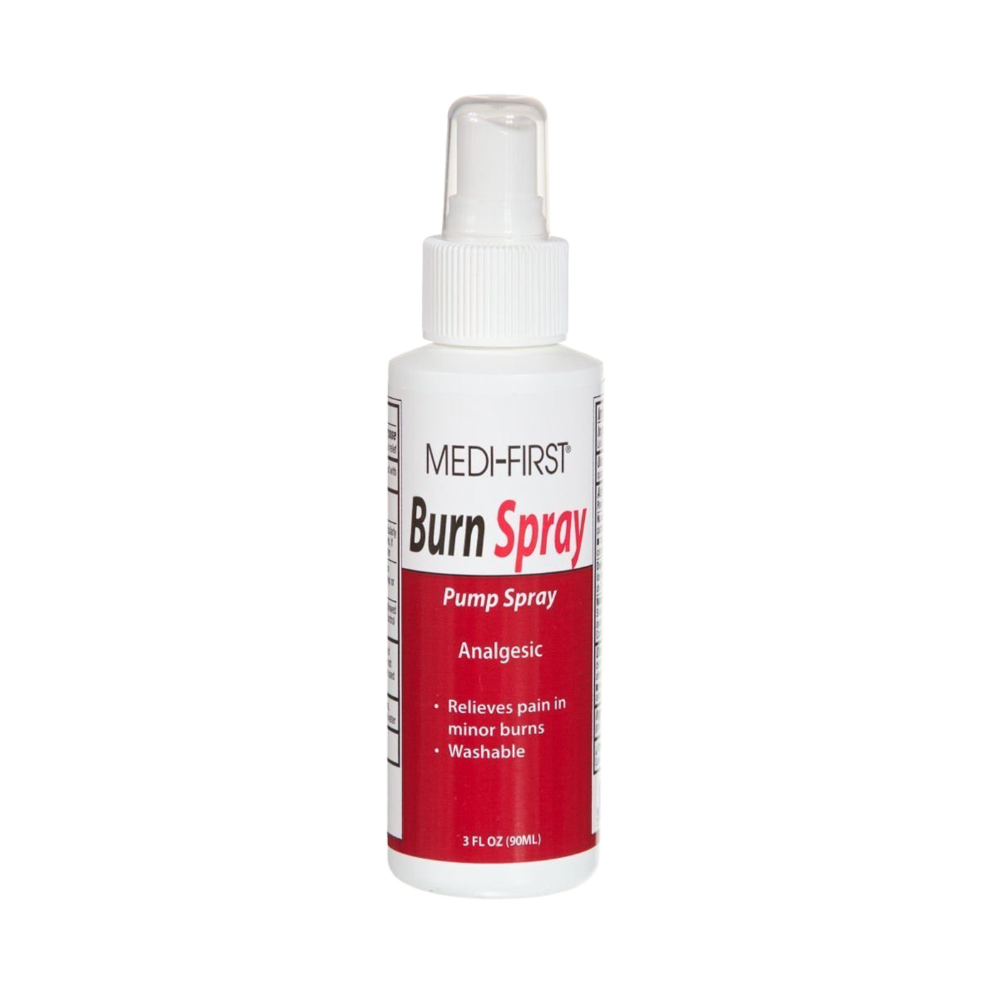 Burn Pump Spray - Fast Pain Relief for Burns & Sunburns | First Aid Essential for Home, Travel & Outdoor Activities