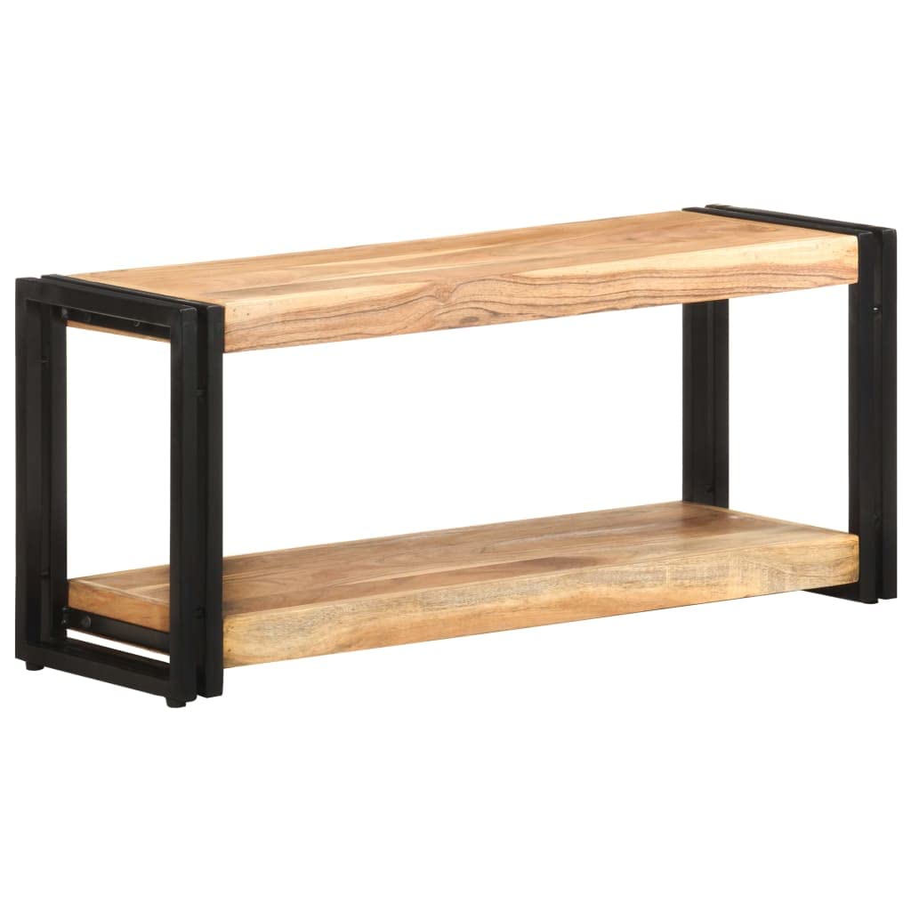 Industrial TV Stand with Storage - 35.4