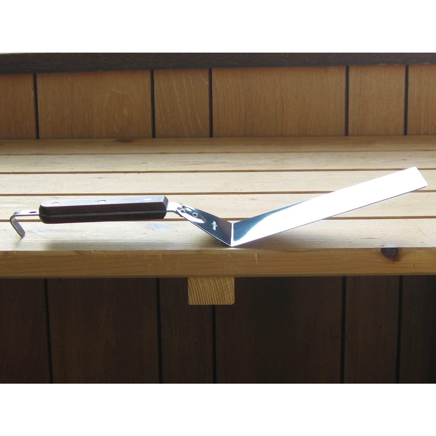 Premium Japanese Turner Spatula - 150mm Narrow Teppanyaki Grill Flipper for Cooking, BBQ & Sushi Making - Ideal for Home Kitchens & Professional Chefs