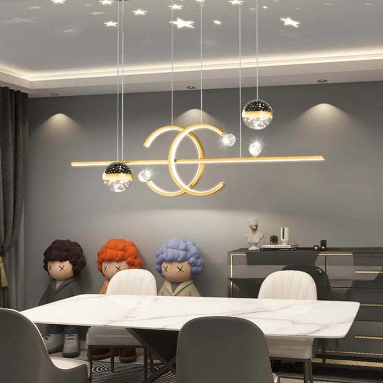 Modern Decorative Star Pendant Light for Dining Room - Elegant Ceiling Lighting Fixture for Kitchen, Living Room, and Bedroom