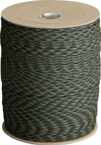 Premium Marbles Parachute Cord - Woodland Camo Survival Rope for Outdoor Camping, Hiking & Emergency Preparedness