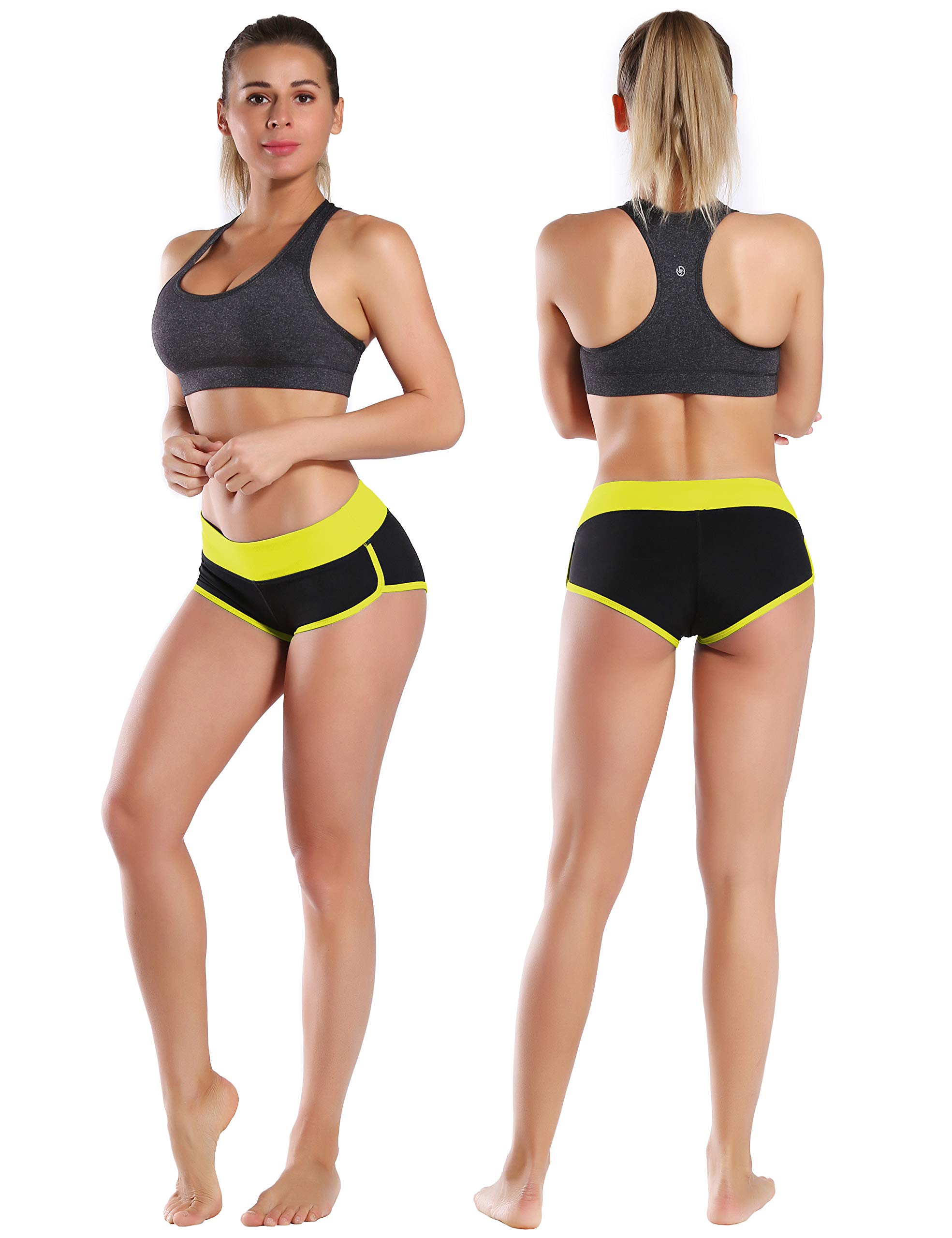 BUBBLELIME Women's Sexy Booty Yoga Shorts XS-XXL - High Waisted Tummy Control Workout Shorts for Running, Fitness & Active Wear - Moisture Wicking & UPF 30+ Sun Protection - Perfect for Yoga, Gym & Summer Outdoor Activities