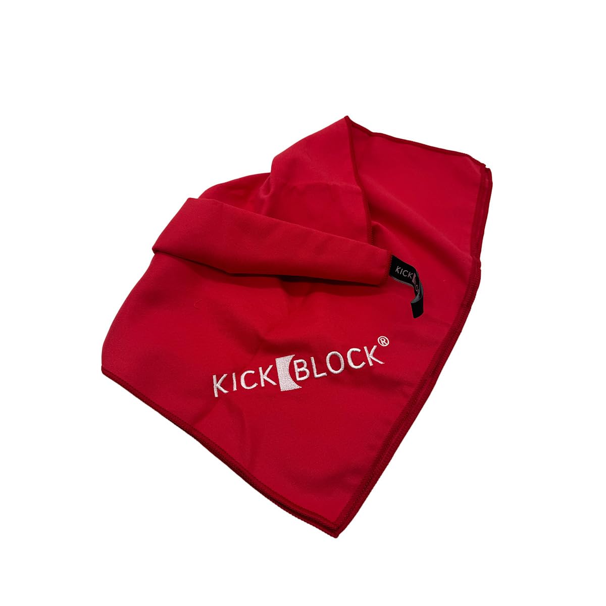 Drummer Towel - Quick Dry & Sweat Absorbing Hand Towel for Musicians - Drum Kit Accessory with Clip - Perfect for Live Performances & Practice Sessions - Ideal Gift for Drummers (Red)
