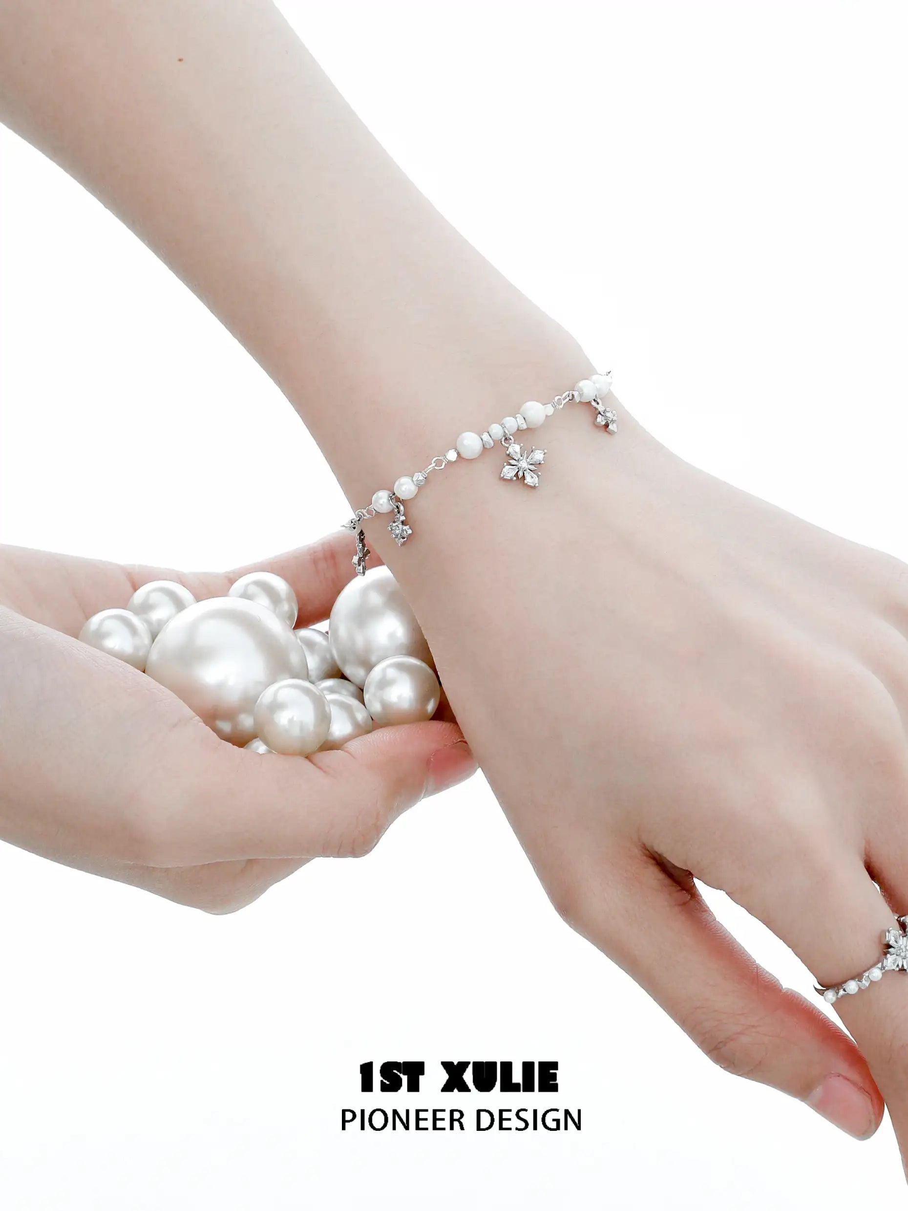 Tears of Mermaid S925 Sterling Silver Pearl & Zircon Bracelet - Elegant Jewelry for Women, Perfect Gift for Birthday, Anniversary & Special Occasions