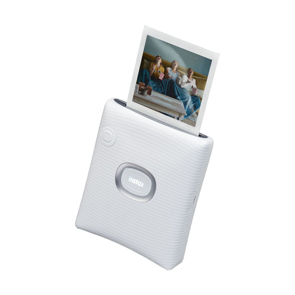 Fujifilm INSTAX Square Link Smartphone Printer - Wireless Photo Printer for iPhone & Android, Print Square Instant Film (Ash White) | Perfect for Travel, Parties & DIY Scrapbooking