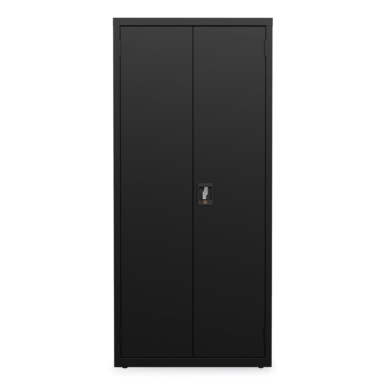 Alera® 4-Shelf Black Storage Cabinet - 30