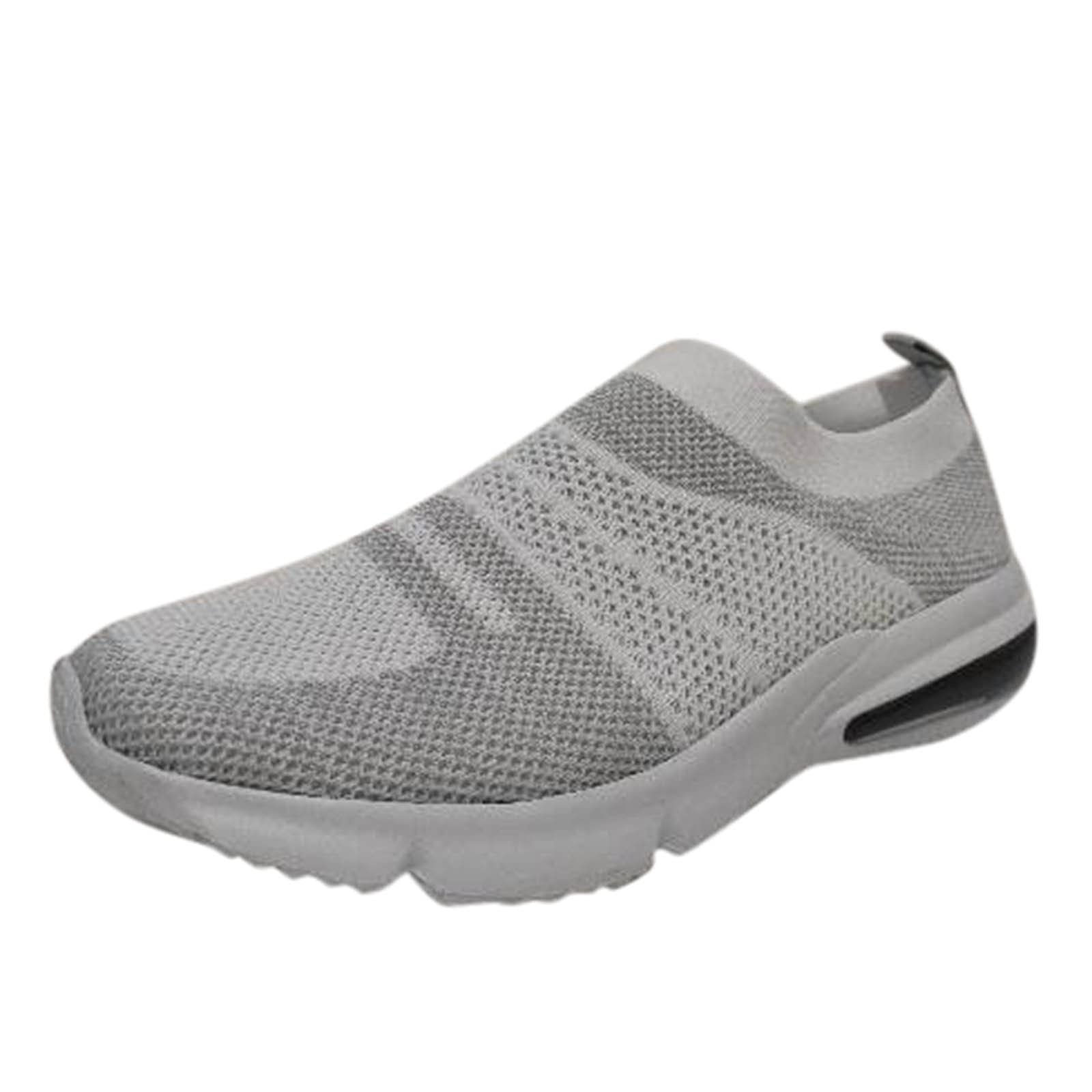 Women's Comfortable Loafers & Slip-On Sneakers - Breathable Low Top Lace-Up Fashion Shoes for Women (A60-White, Size 8) | Perfect for Work, Casual Wear & Daily Walking