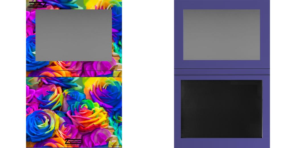 Custom Extra Large Z Palette for Makeup Artists - Magnetic Eyeshadow & Blush Organizer - Perfect for Travel, Professional Kit & Home Vanity Storage