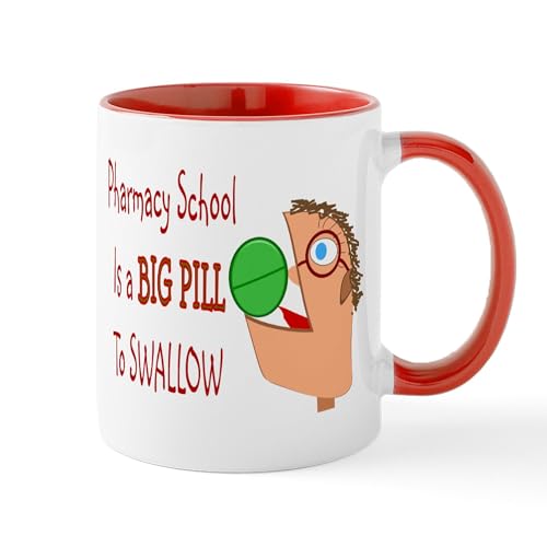 White/Red Inside - Pharmacy Student Mug