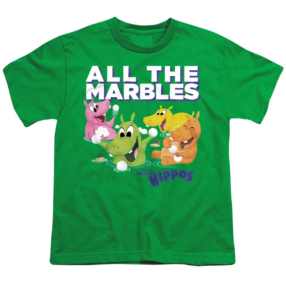 Hungry Hungry Hippos All The Marbles Unisex Youth T-Shirt | Classic Board Game Inspired Apparel for Kids & Teens | Perfect for Game Nights, Birthday Gifts & Casual Wear