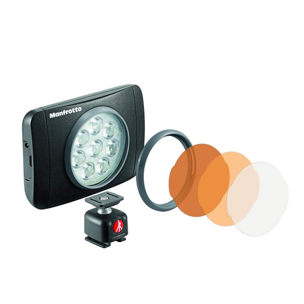 LUMIMUSE 8 LED Light Kit with Accessories - Black for Photography, Videography, and Studio Lighting
