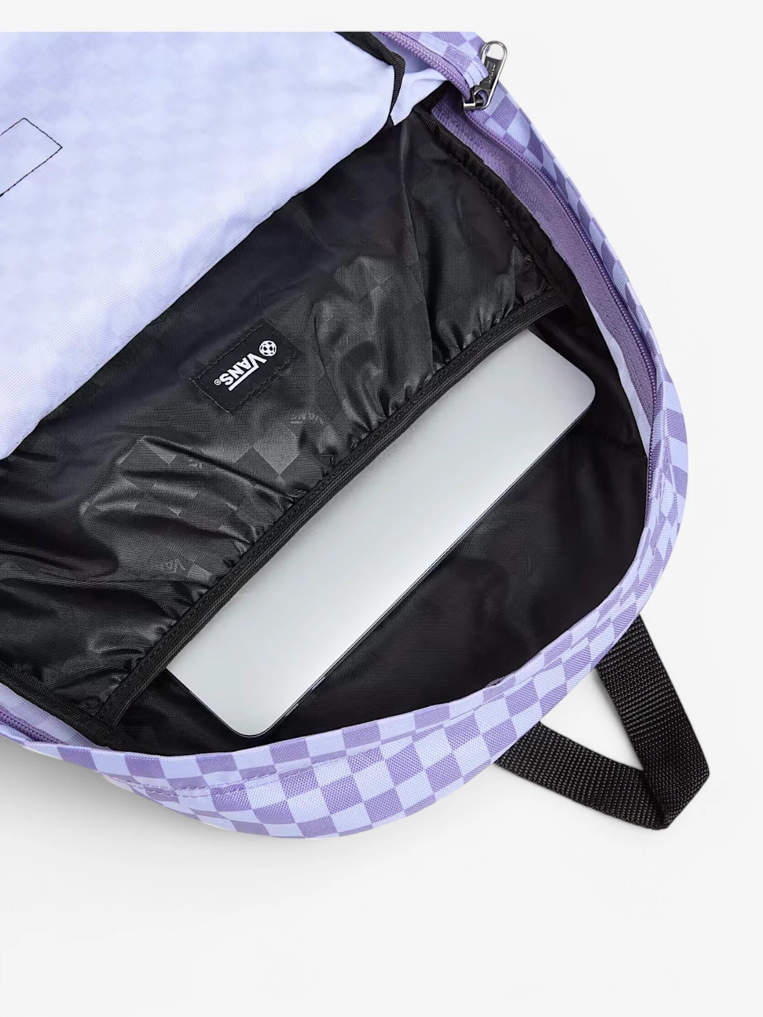 Vans Old Skool Check Backpack - Purple Laptop Backpack for School, College & Travel | Durable Daypack for Students & Commuters