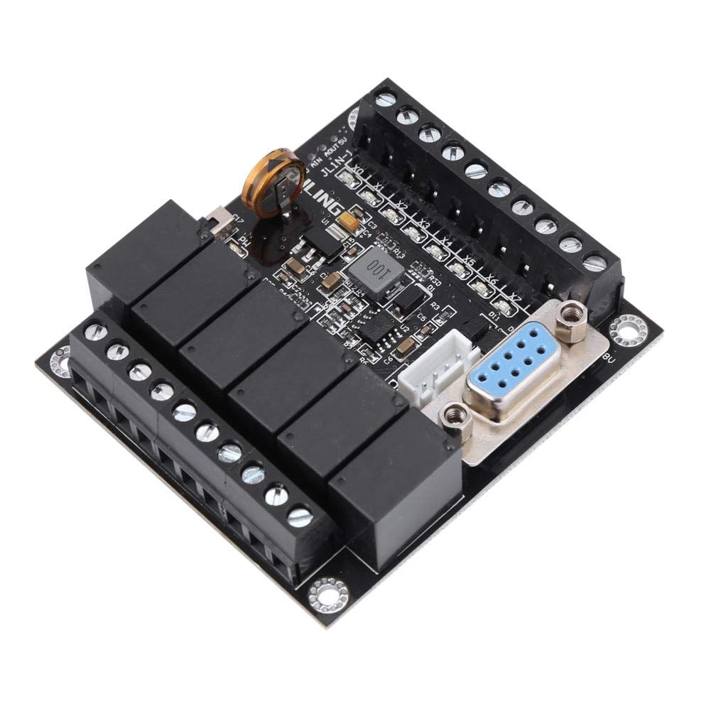 FX1N-14MR PLC Programmable Logic Controller - Relay Output Module, Motor Controller, DC Panel for Industrial Automation | Perfect for Factory Equipment, Production Line Control, and Machinery Automation Systems