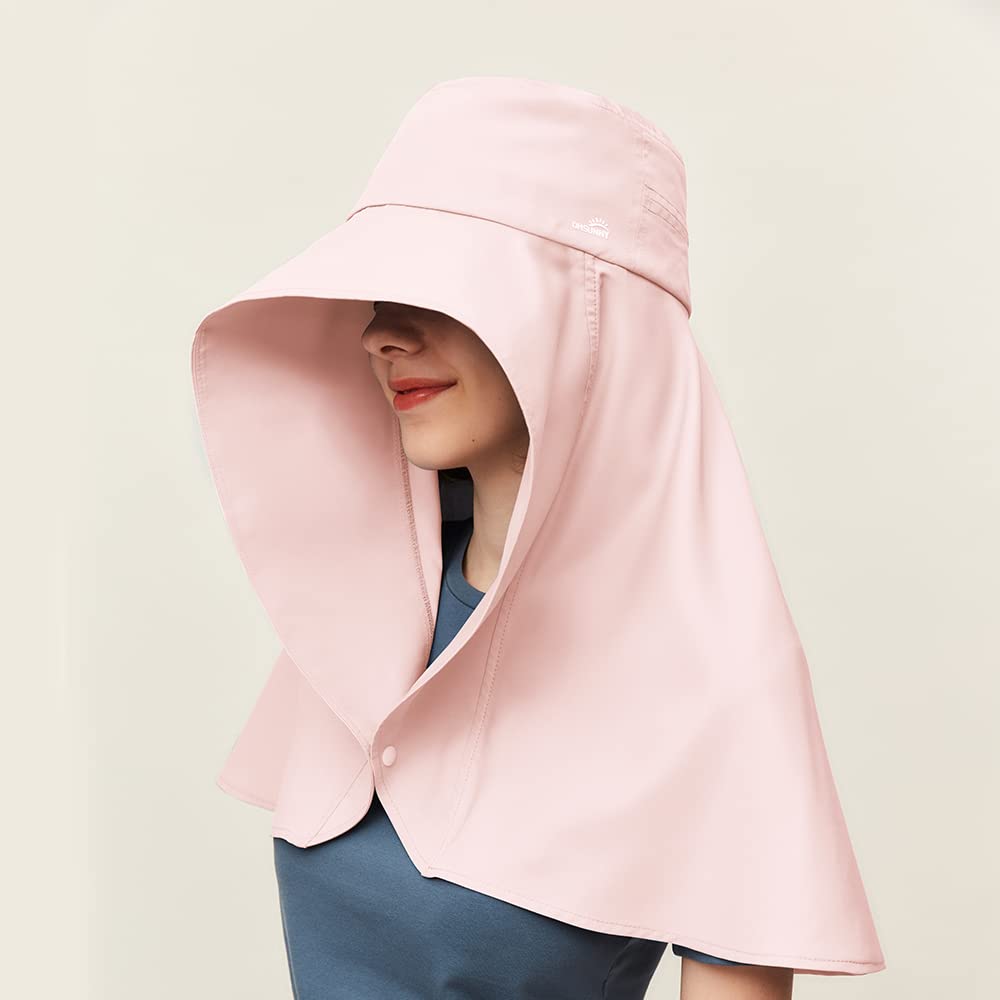 Women's Wide Brim Sun Hat with Neck Flap - UPF 50+ UV Protection, Washable Bucket Hat for Beach, Gardening, Hiking & Outdoor Activities (Color: 33, Size: M) - Perfect Summer Accessory for Travel, Vacation and Sun Safety